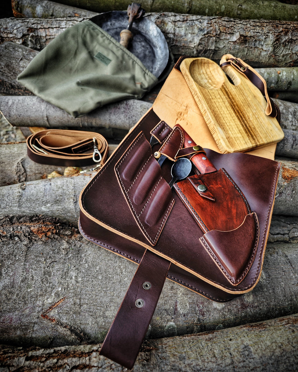 Daily voyager camper set handmade camping tools