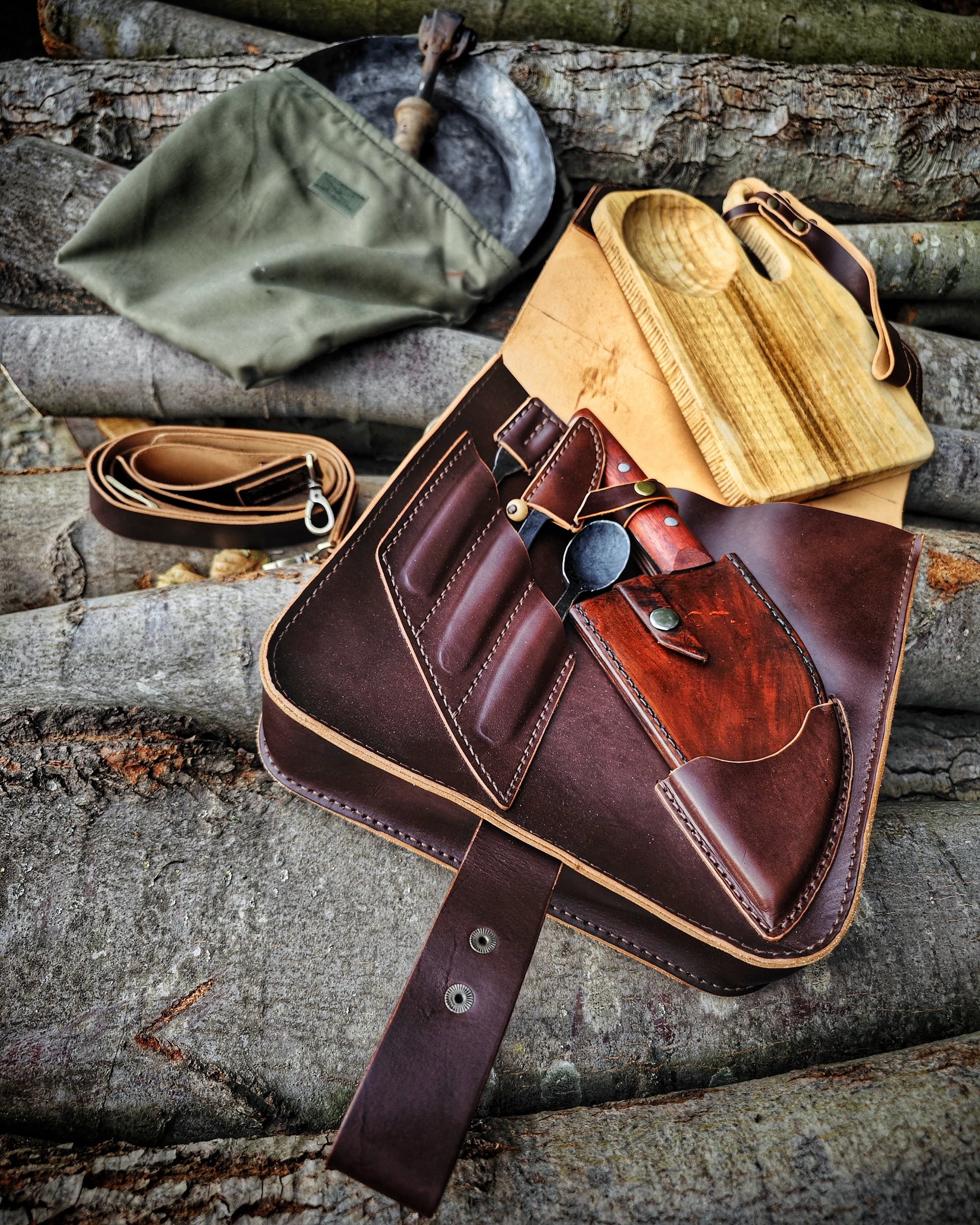 Daily voyager camper set handmade camping tools