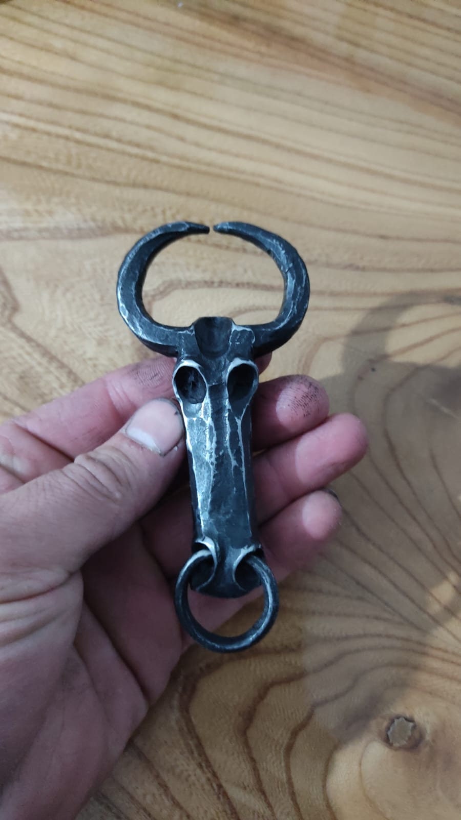 Handmade blacksmith cow shaped bottle opener
