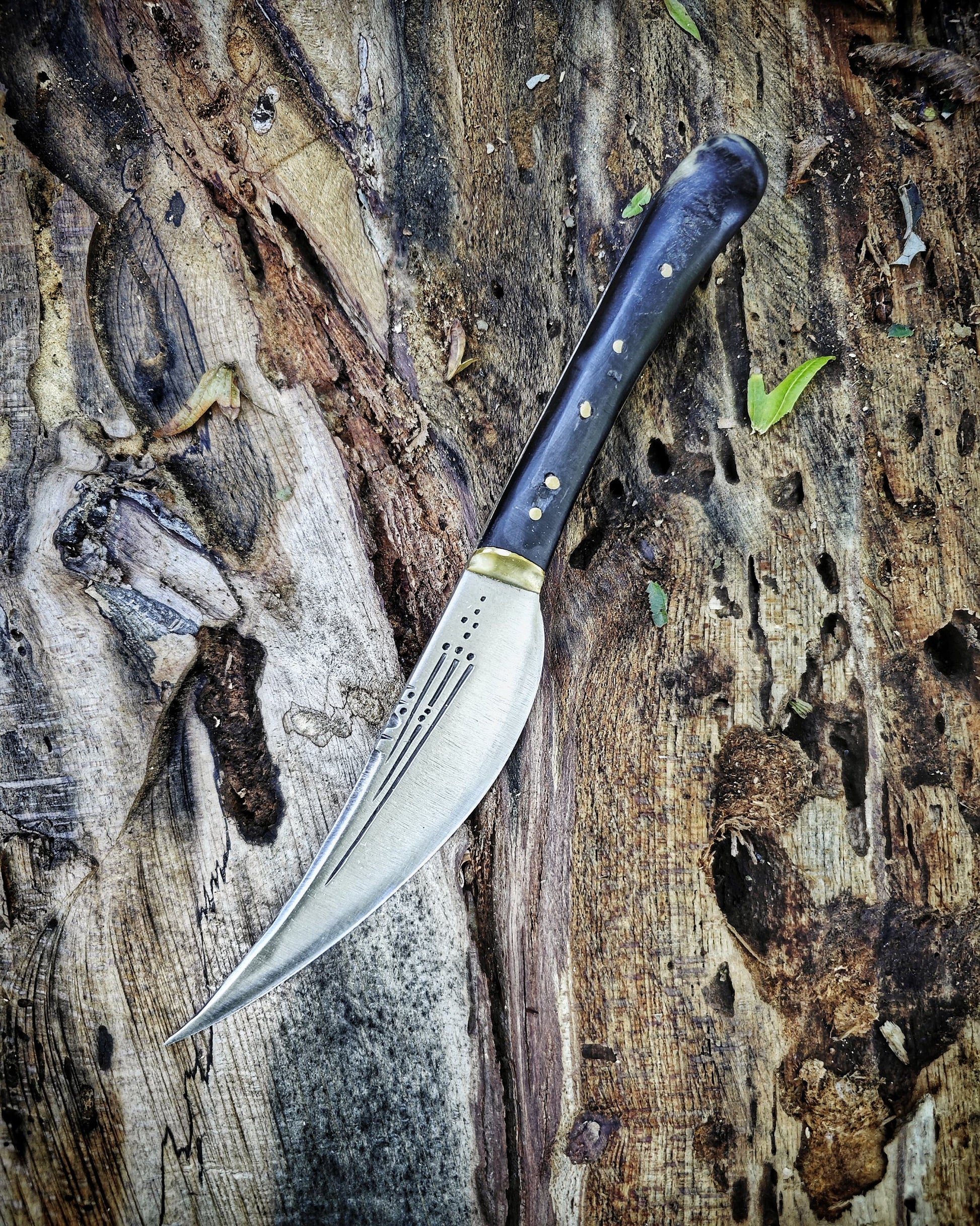 Custom hand forged carbon steel traditional Turkish knife
