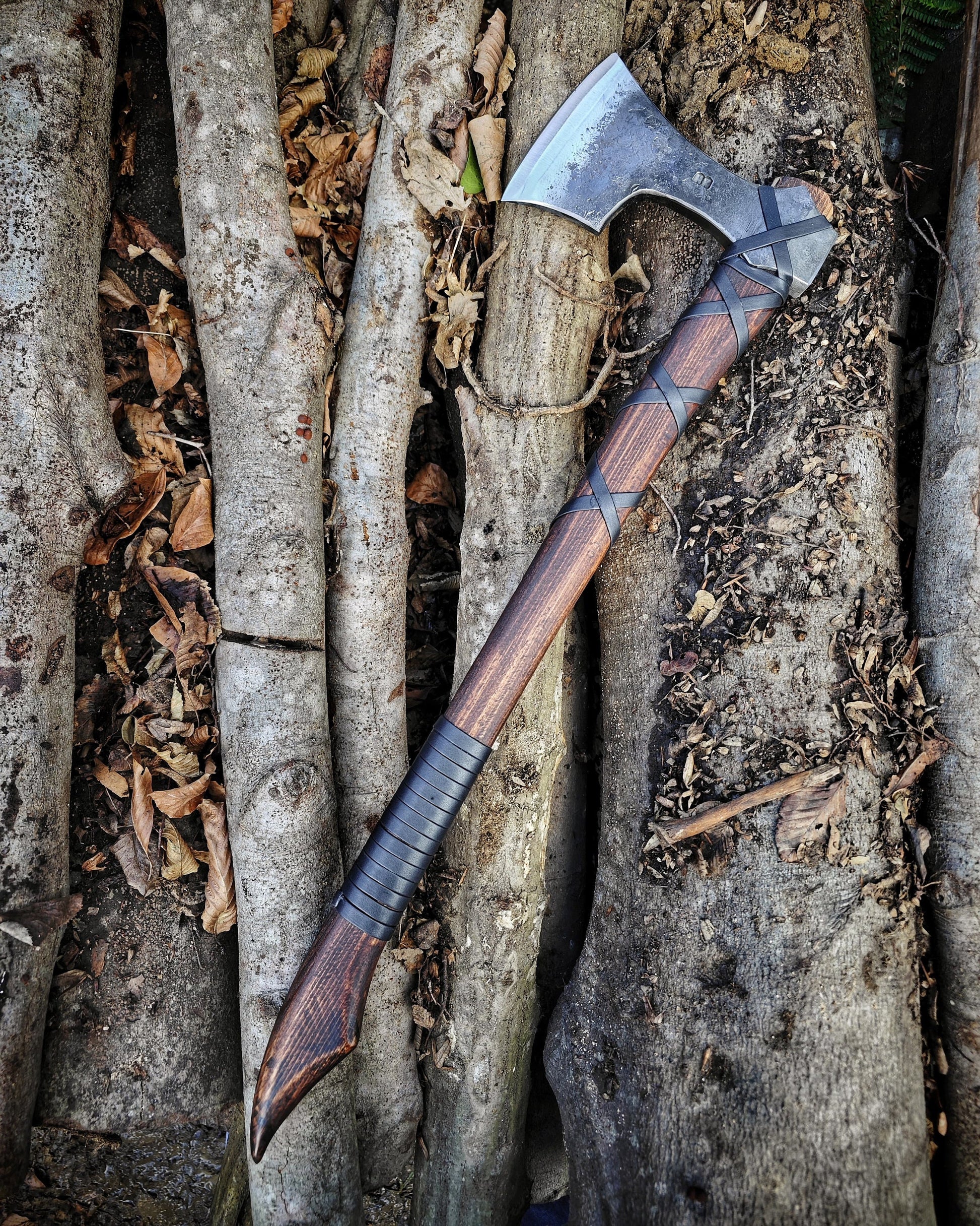 Handmade hand forge blacksmith viking ax custom ax