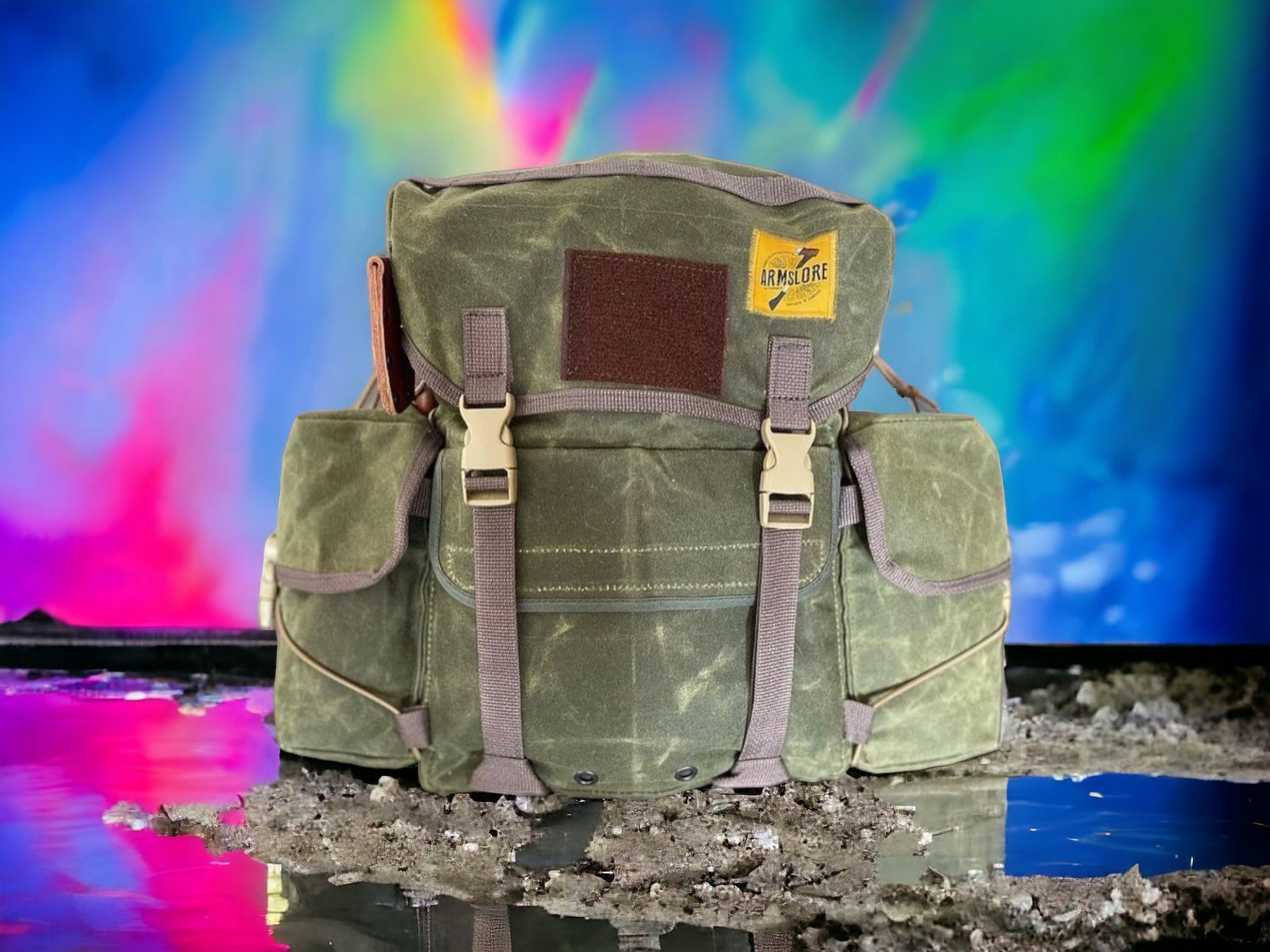 Handmade canvas bushcraft bag camper bag buscrafter bag survival bag rustic bag mountan am bag tactical bag
