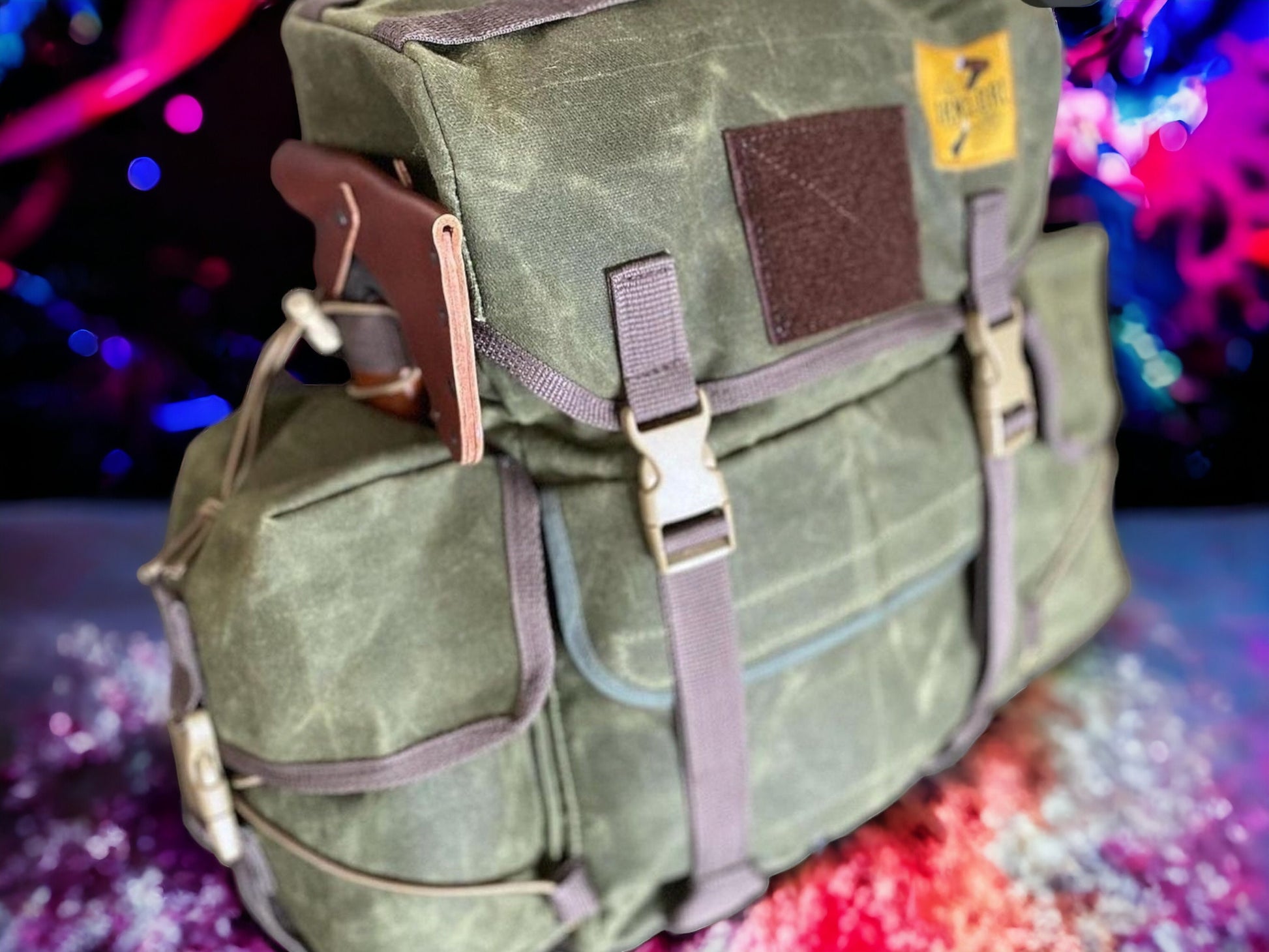 Handmade canvas bushcraft bag camper bag buscrafter bag survival bag rustic bag mountan am bag tactical bag