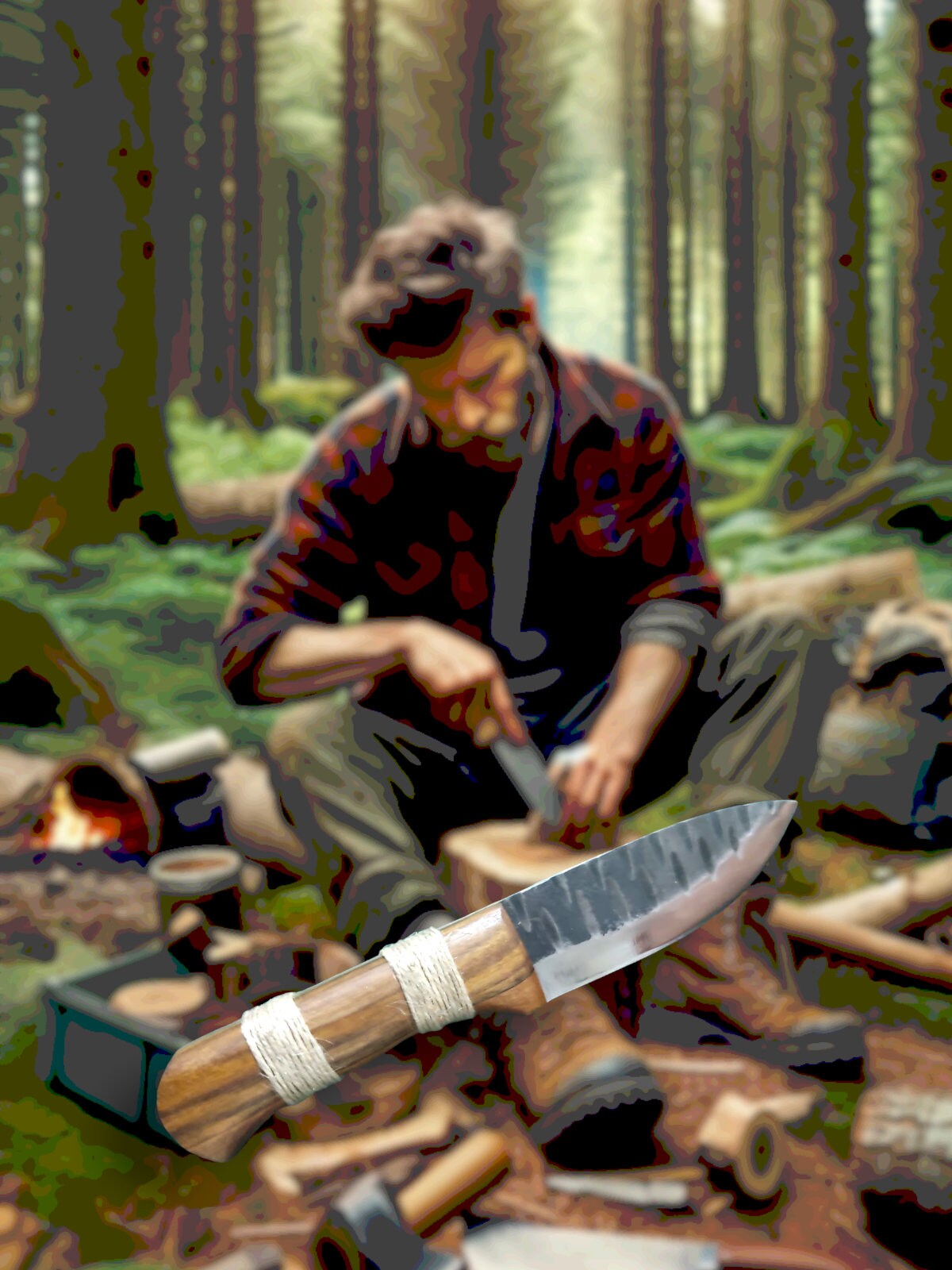 Handmade Blacksmith Knives: Unique Designs, Durable and Sharp