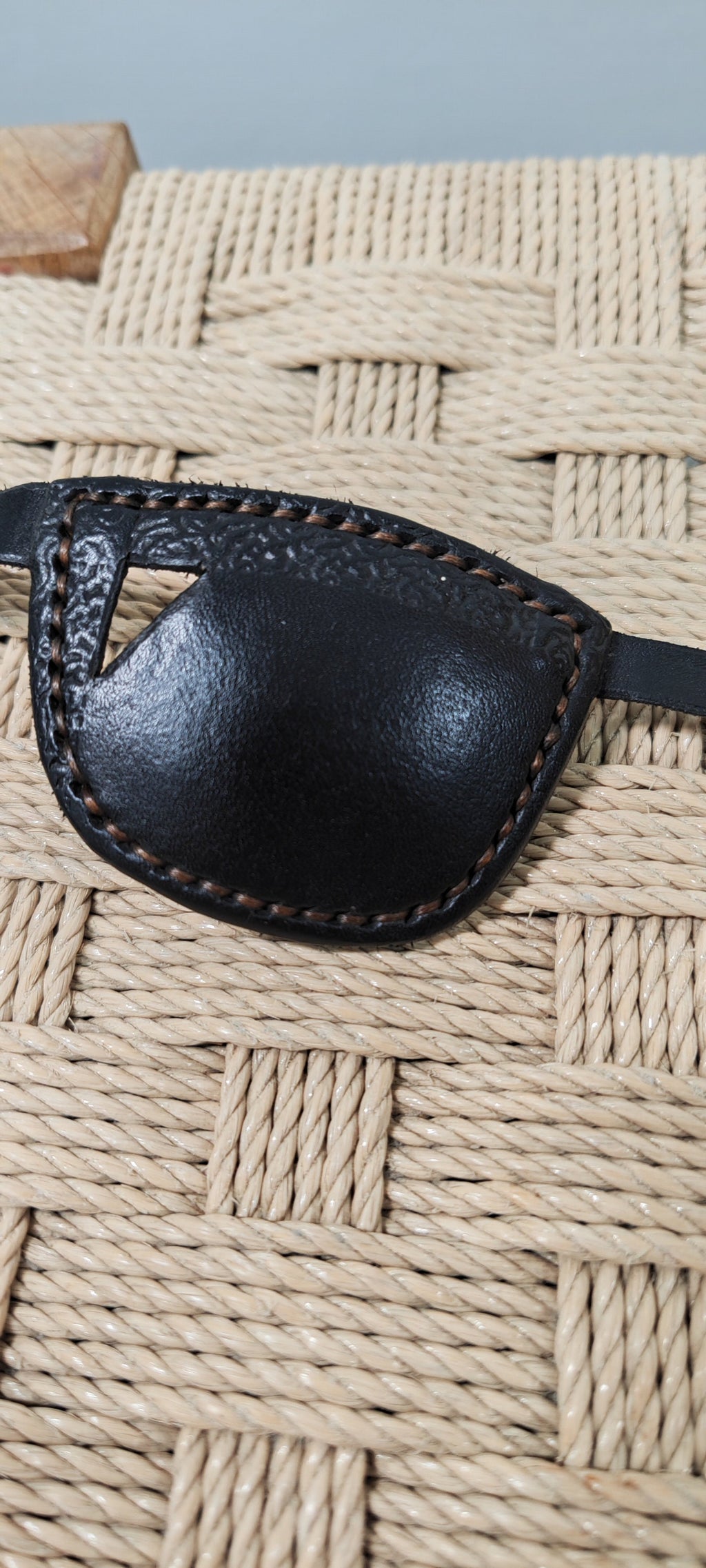 Real Leather Handmade Pirate Eyepatch