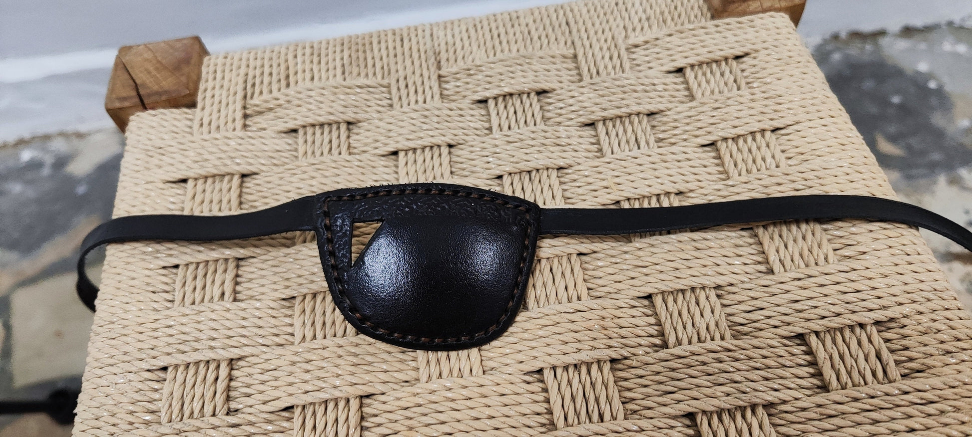 Real Leather Handmade Pirate Eyepatch