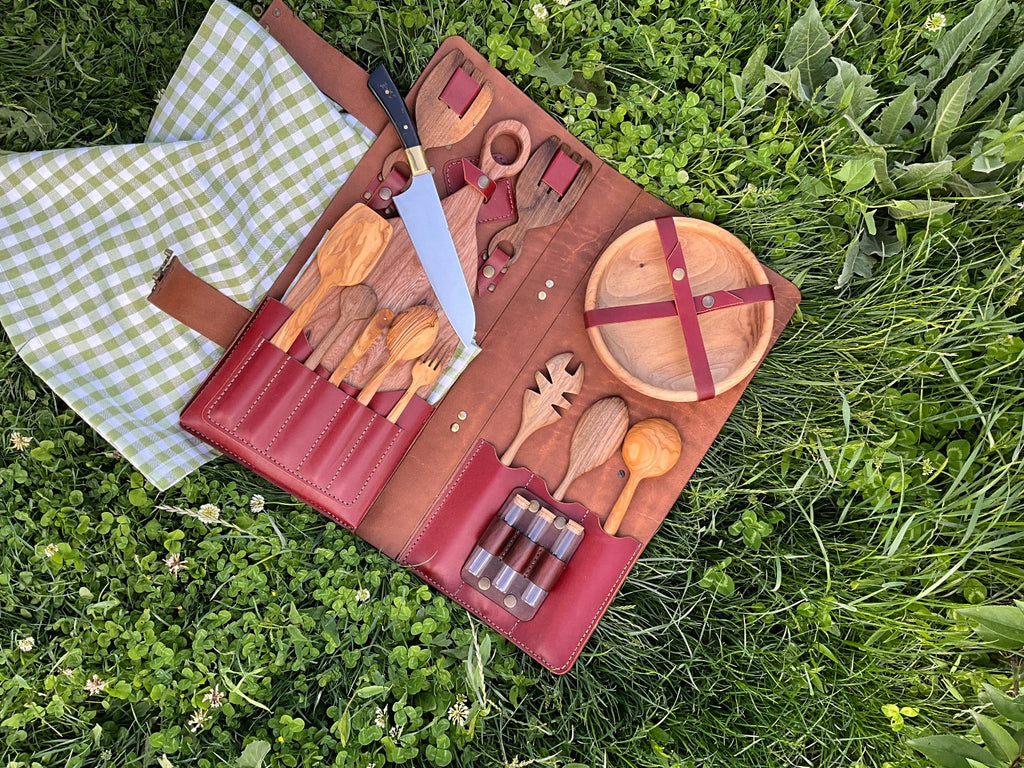 handmade picnic camp set