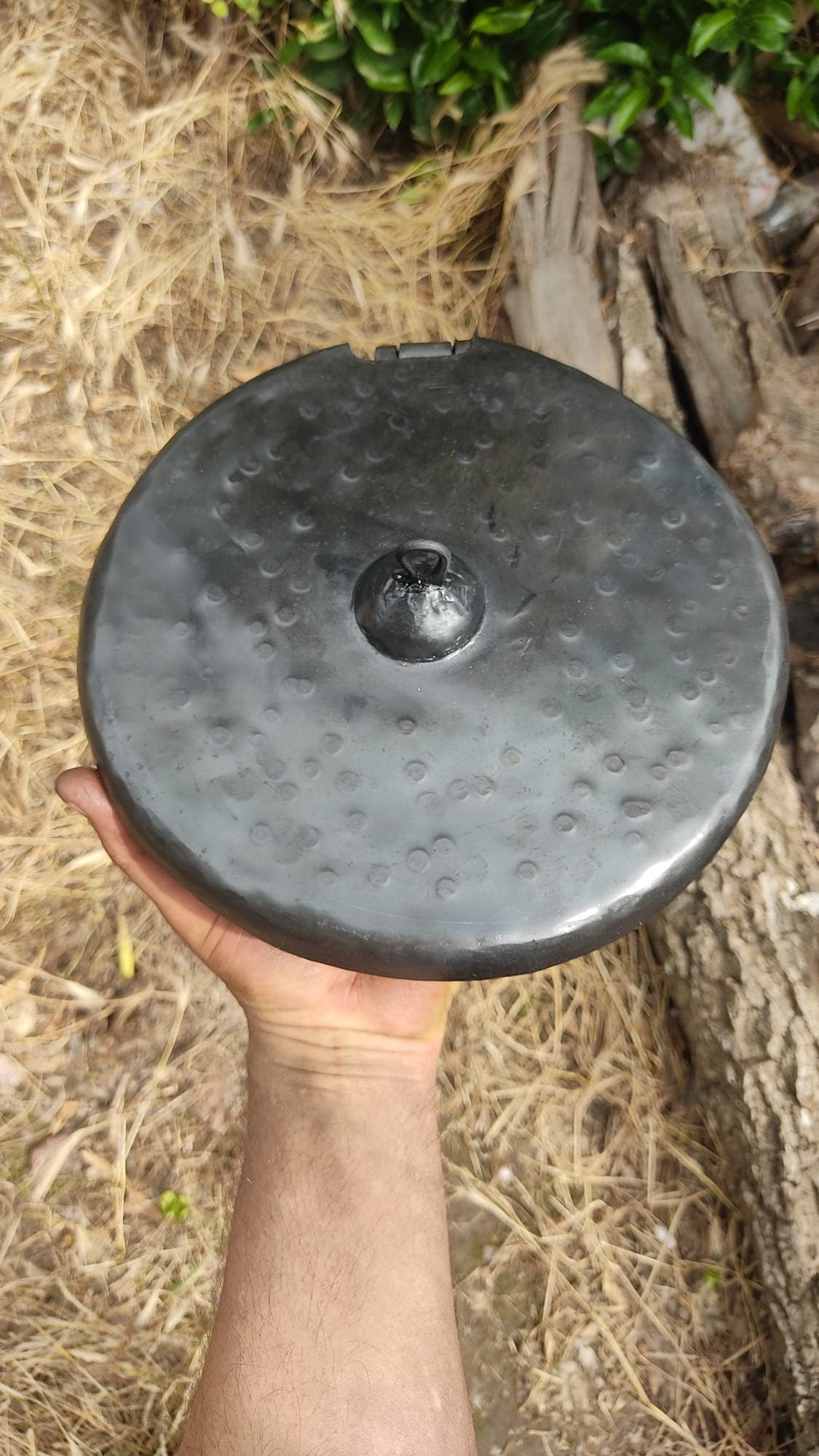 primitive pan and survival shovel set handmade handforged blacksmith