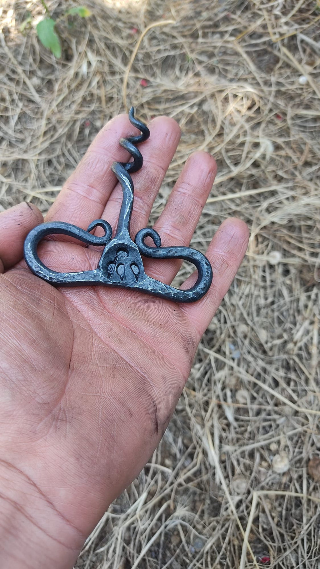 Hand-Forged Rustic Corkscrew: Embrace the Art of Wine Opening