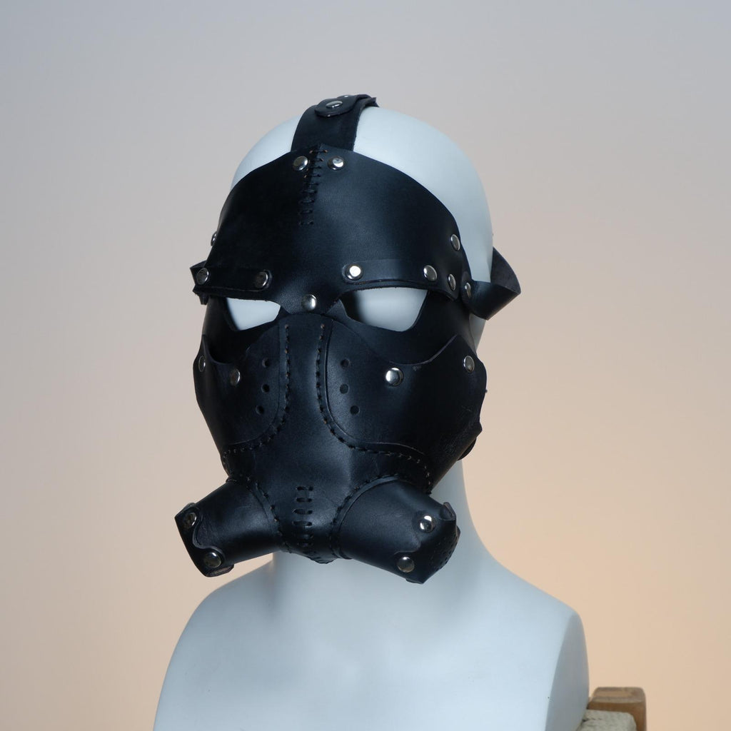 genuie leather handmade cosplay mask