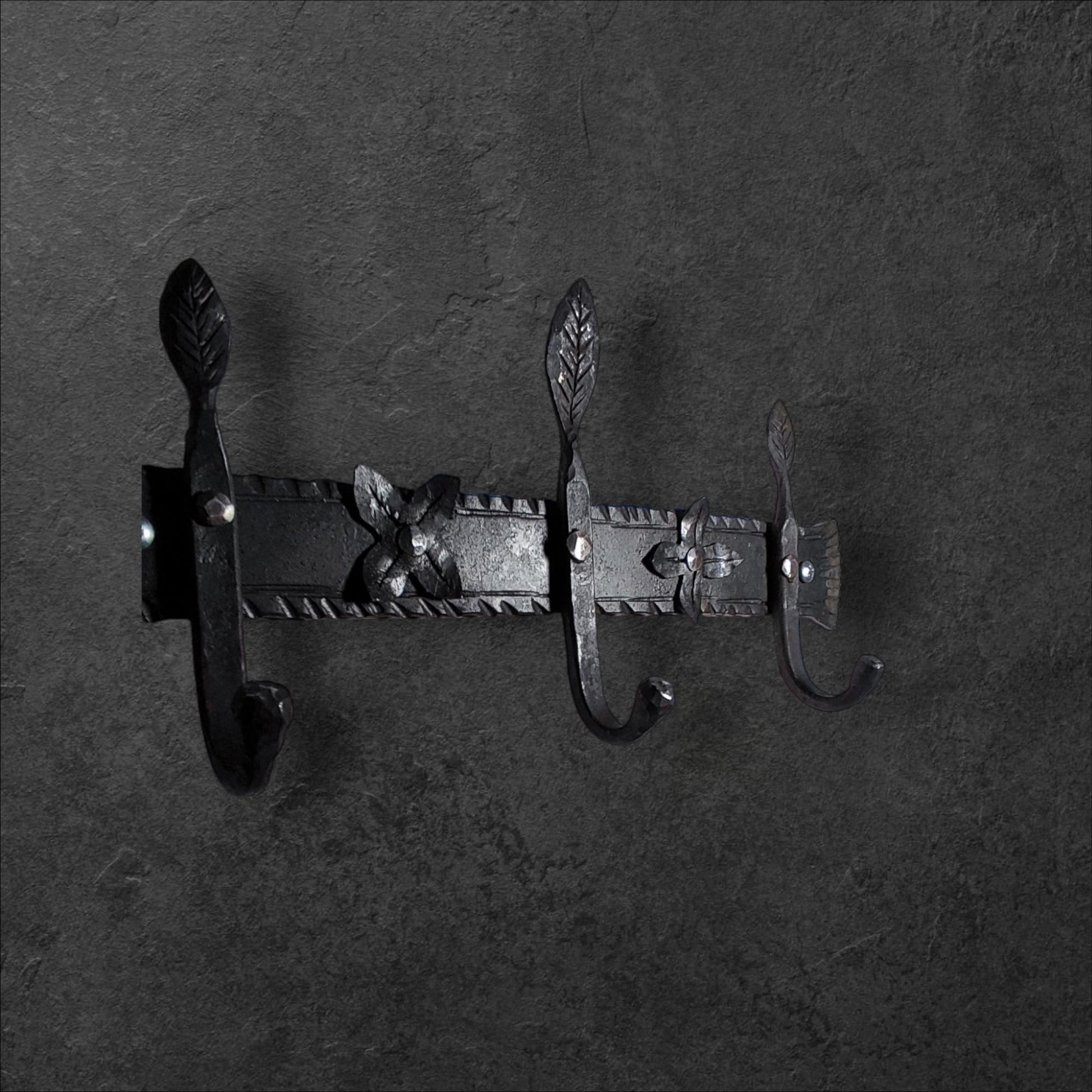 Handcrafted Rustic Iron Wall &amp; Door Hooks