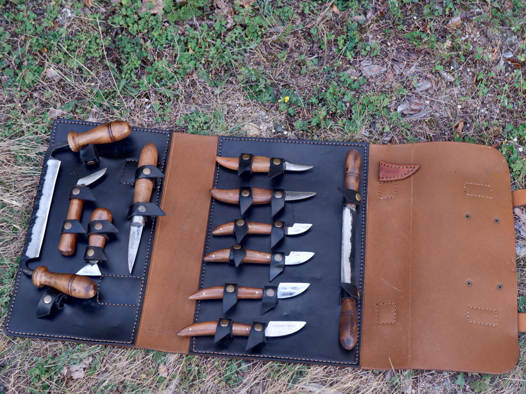 Wood carving tool forged carving knives set