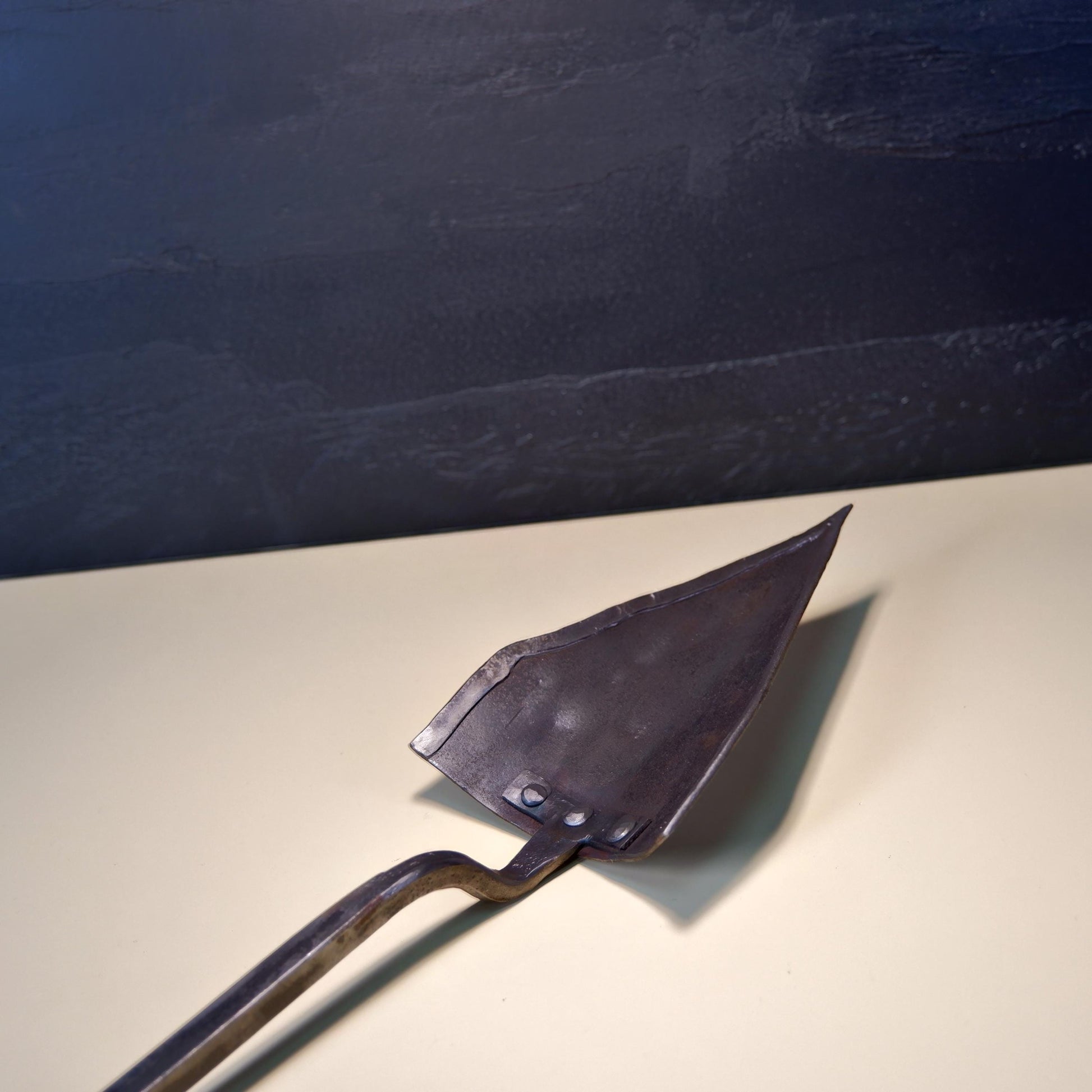 Handmade Forged Iron 3-Piece Garden Tool Set (Shovel, Rake, Hoe)