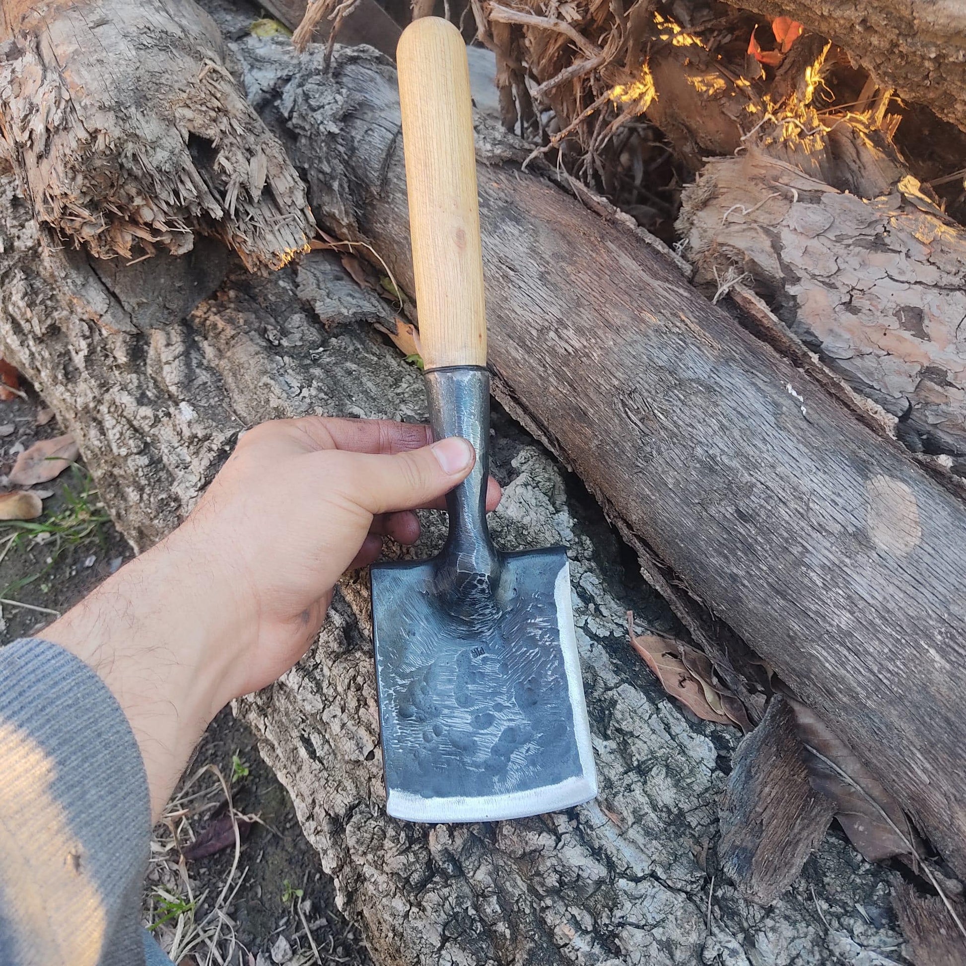 Mini Bushcraft Gear Sturdy and Durable Blacksmith Handmade Survival Shovel: Your Perfect Tool for Survival