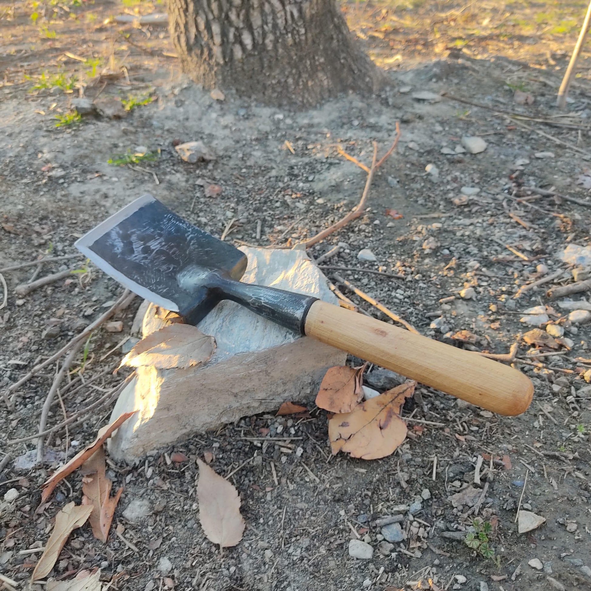 Mini Bushcraft Gear Sturdy and Durable Blacksmith Handmade Survival Shovel: Your Perfect Tool for Survival
