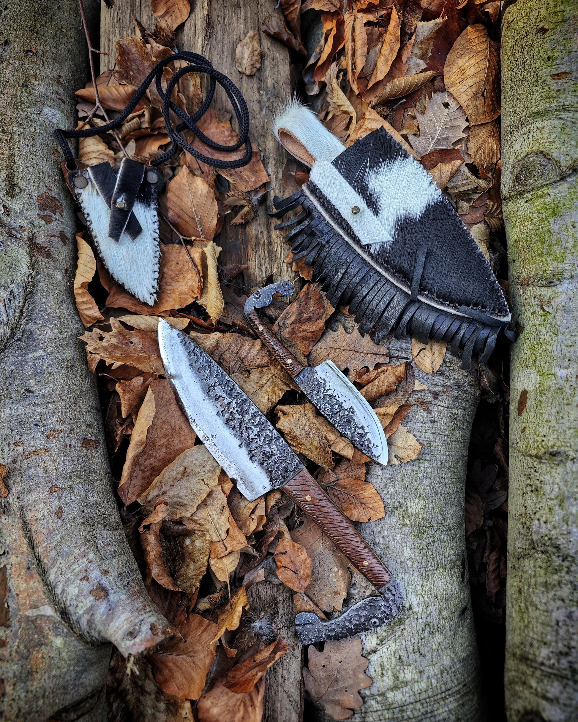 Spirit of Wild Horses Traces of Freedom and Nobility Wild horses Artisan craftsmanship Forged knives Neck knife Traditional forgin
