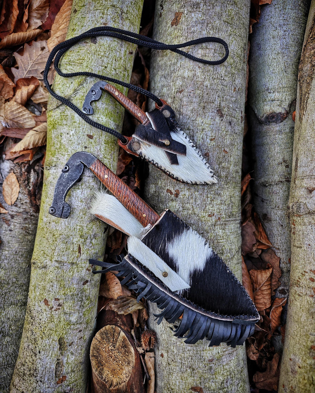 Spirit of Wild Horses Traces of Freedom and Nobility Wild horses Artisan craftsmanship Forged knives Neck knife Traditional forgin