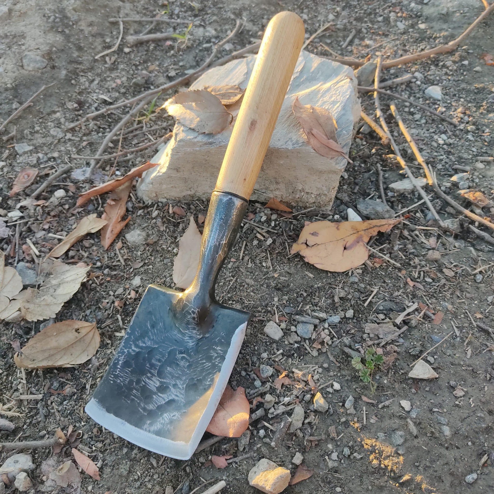 Mini Bushcraft Gear Sturdy and Durable Blacksmith Handmade Survival Shovel: Your Perfect Tool for Survival