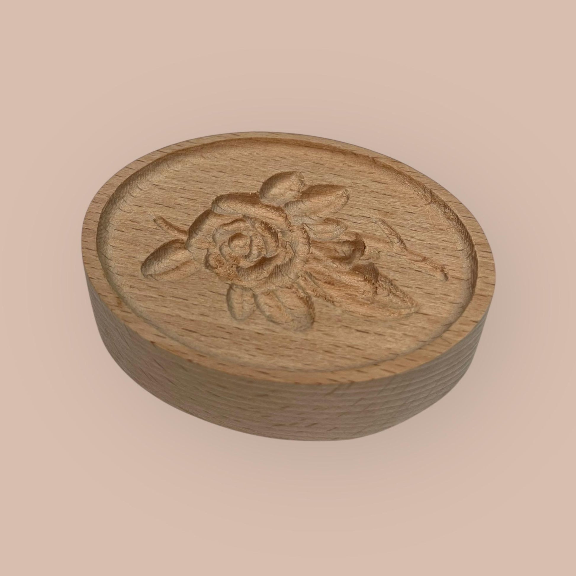 Handcrafted Wooden Embossed Rolling Pin – Perfect for Cookies, Pastries, and Play Dough