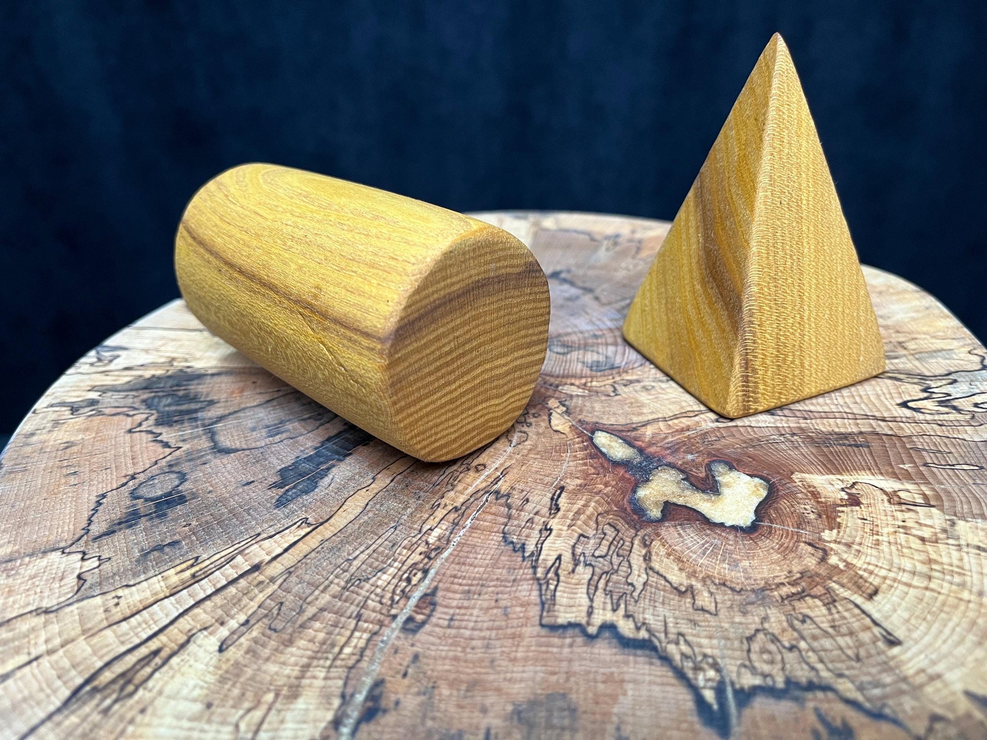 Wooden Geometric Shapes for Product Photography – Flatlay Styling Props – Natural Photo Decor – Handmade Display Blocks