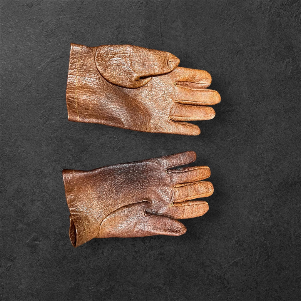 Handcrafted Genuine Leather Bushcraft Gloves – Unlined, Flexible and Durable Outdoor Gloves